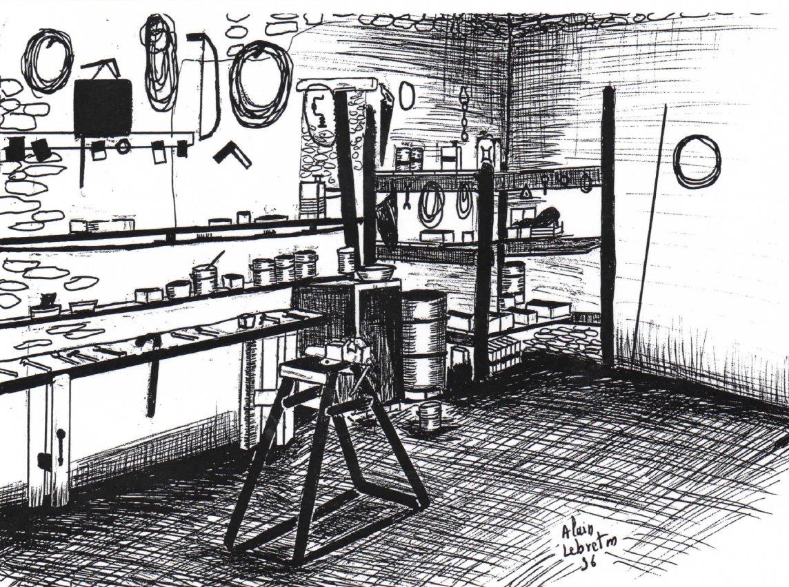 La Borde Pléchâtel  1996 atelier 2