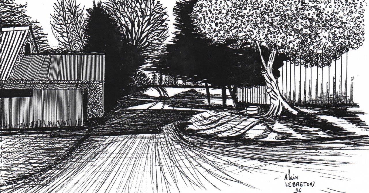 La Borde Pléchâtel  1996 cour 2