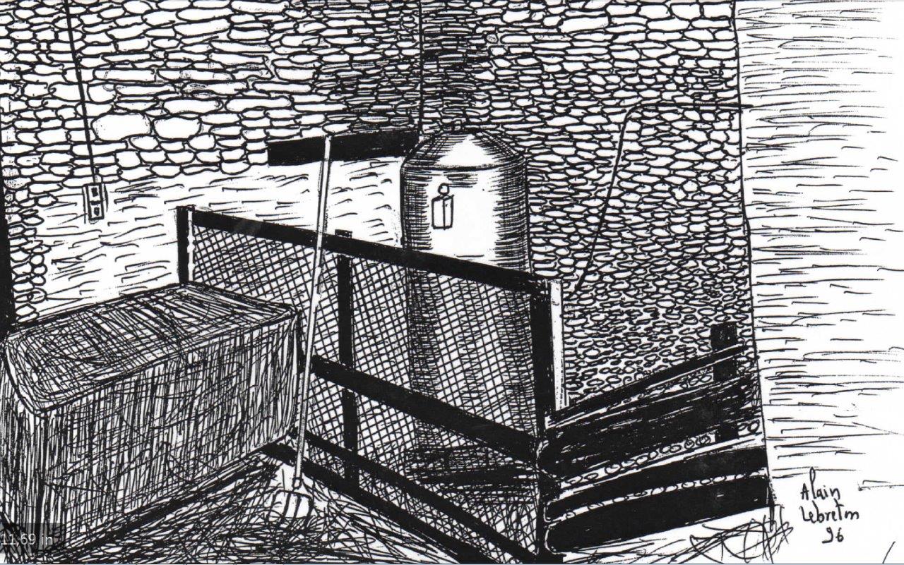 La Borde Pléchâtel  1996 pompe puits