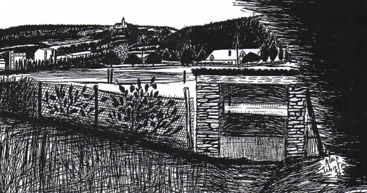 La Borde Pléchâtel  1996 puits vue sur st malo de phily 1