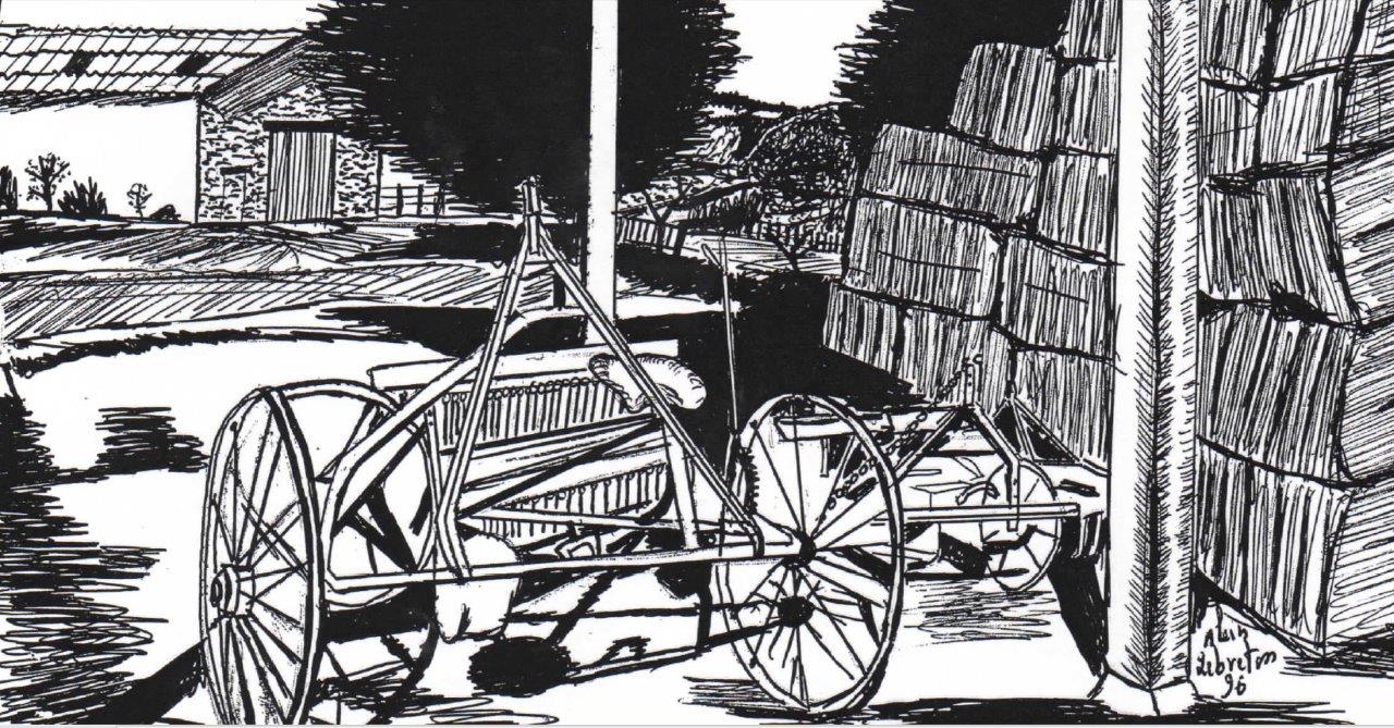 La Borde Pléchâtel  1996 rateau faneur