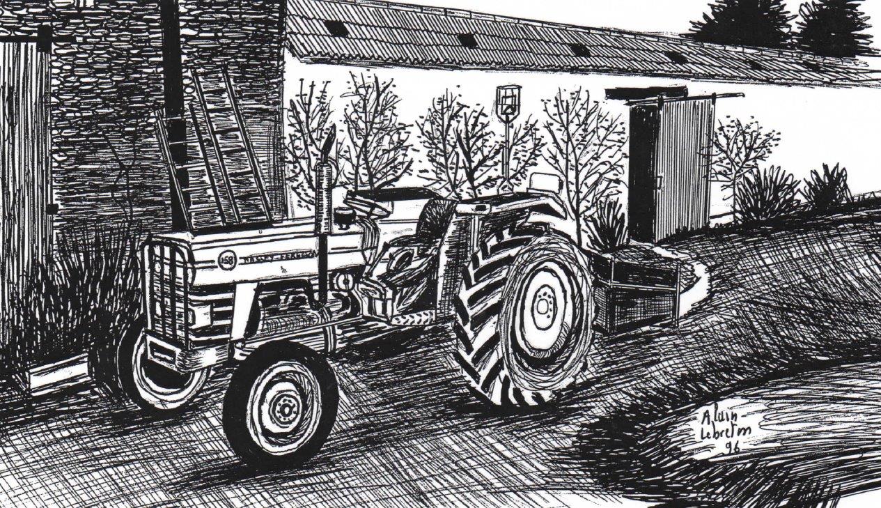 La Borde Pléchâtel  1996 tracteur 158