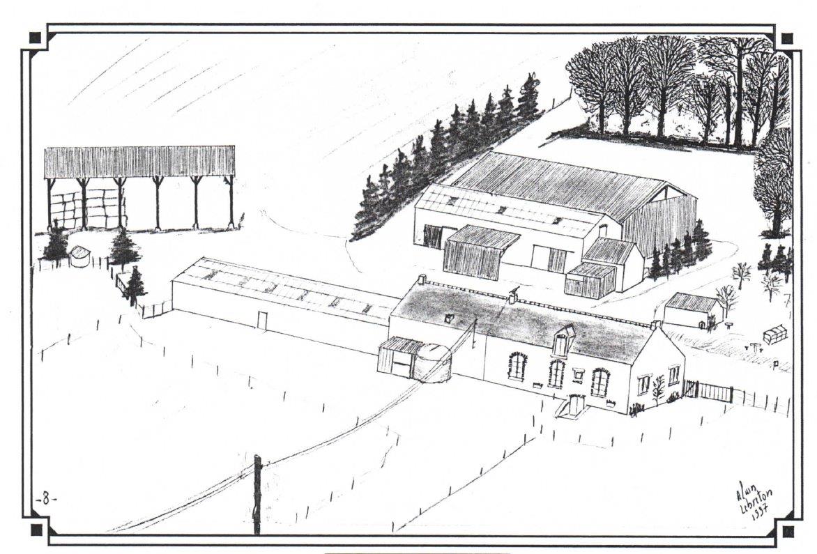 La Borde Pléchâtel  1996 vue du ciel 2