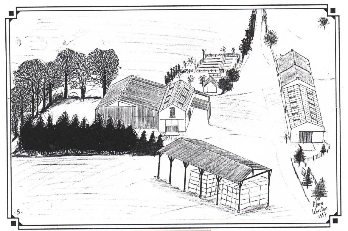 La Borde Pléchâtel  1996 vue du ciel 3
