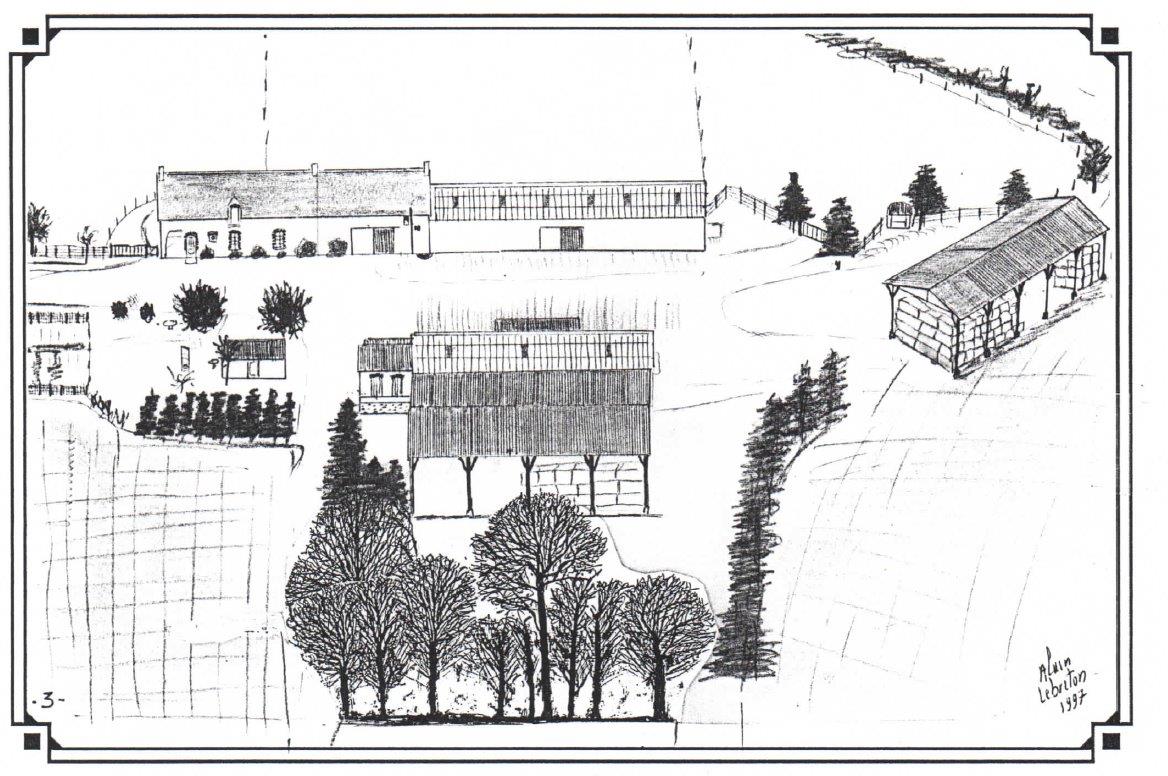La Borde Pléchâtel  1996 vue du ciel 5