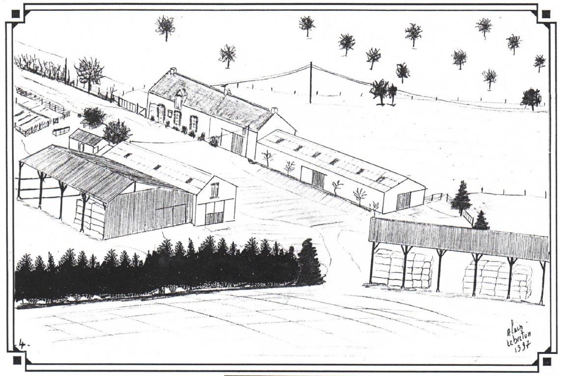 La Borde Pléchâtel  1996 vue du ciel 6
