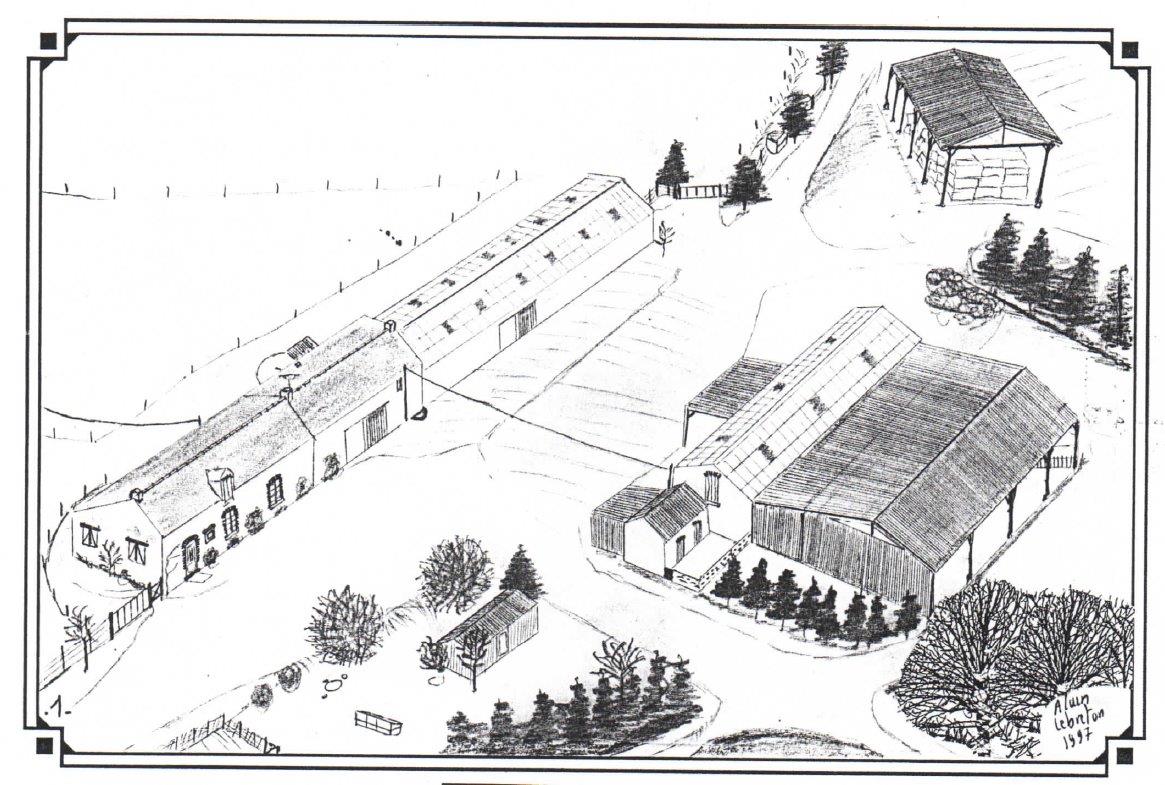 La Borde Pléchâtel  1996 vue du ciel 7