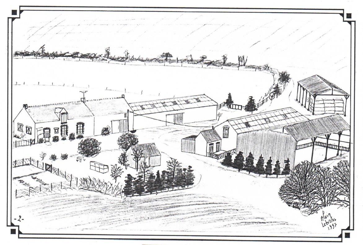 La Borde Pléchâtel  1996 vue du ciel 8